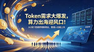 Token需求大爆发，算力出海迎风口！从0到1搭建跨境新商业，普通人也能上车-宝藏屋创业网