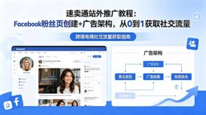 速卖通站外推广教程:Facebook粉丝页创建+广告架构,从0到1获取社交流量-宝藏屋创业网