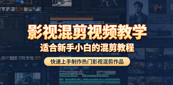 影视混剪视频教学，适合新手小白的混剪教程，快速上手制作热门影视混剪作品-宝藏屋创业网