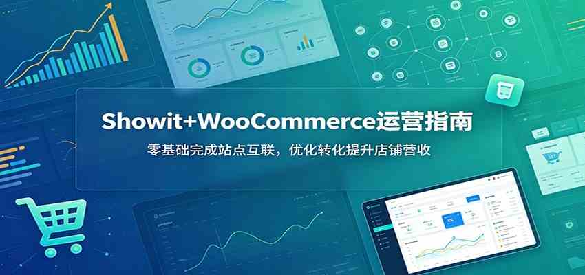Showit+WooCommerce运营指南：零基础完成站点互联，优化转化提升店铺营收-宝藏屋创业网