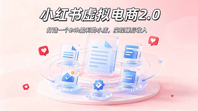2026 年最强风口掘金项目：AI小红书虚拟电商，布局搜索流量，每日躺赚500+-宝藏屋创业网