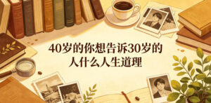 公众号付费文章：40岁的你想告诉30岁的人什么人生道理？-宝藏屋创业网