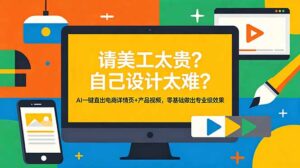 请美工太贵?自己设计太难?AI一键直出电商详情页+产品视频,零基础做出专业级效果-宝藏屋创业网