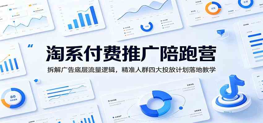 淘系付费推广陪跑营:拆解广告底层流量逻辑,精准人群四大投放计划落地教学 淘系付费推广陪跑营:拆解广告底层流量逻辑,精准人群四大投放计划落地教学