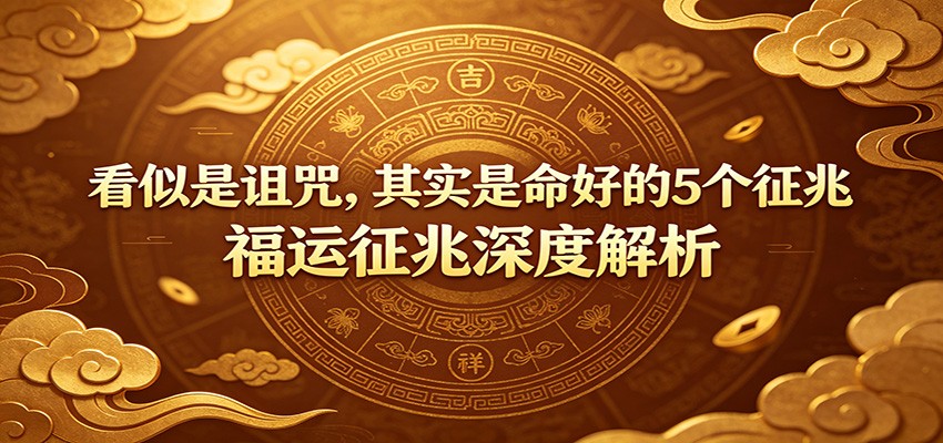 付费文章：《看似是诅咒，其实是命好的5个征兆》福运征兆深度解析-宝藏屋创业网