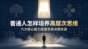 付费文章：普通人怎样培养高层次思维，六大核心能力规避各类决策失误-宝藏屋创业网