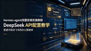 hermes-agent完整安装实操教程,DeepSeek API配置教学,搭建可联动飞书的办公智能体-宝藏屋创业网