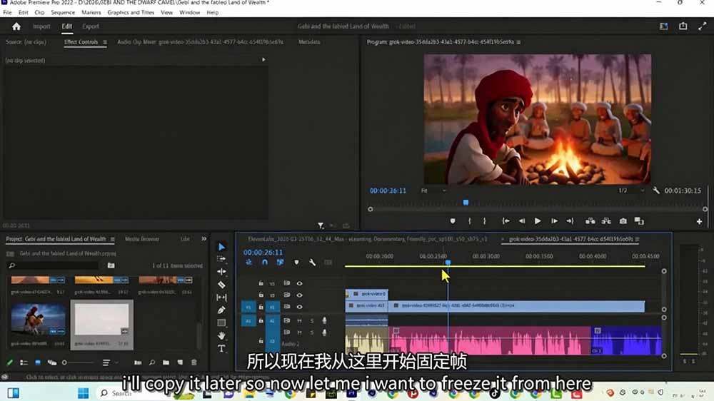 图片[6]-Grok Imagine AI故事动画短片实战：电影级视觉效果+角色一致性+高级提示词+后期剪辑全流程-宝藏屋创业网
