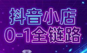 兵哥电商·抖音小店从0到1全链路(更新7月)-宝藏屋创业网