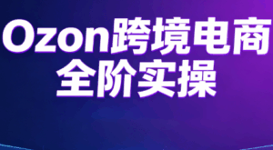 Ozon跨境电商全阶实操课程-宝藏屋创业网