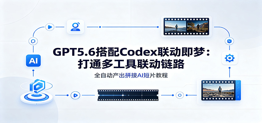 GPT5.6搭配Codex联动即梦：打通多工具联动链路，全自动产出拼接AI短片教程-宝藏屋创业网
