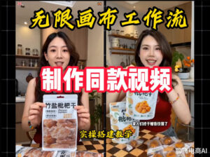 无限画布工作流一键复刻爆款带货视频,实操搭建,操作简单-宝藏屋创业网