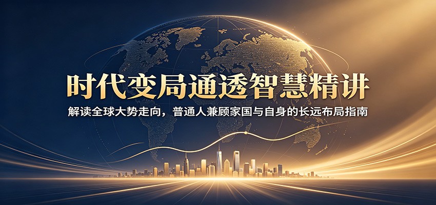 时代变局通透智慧精讲：解读全球大势走向，普通人兼顾家国与自身的长远布局指南-宝藏屋创业网