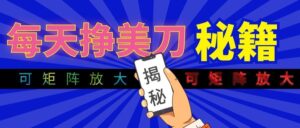 全自动量子纠缠量化项目，每天挣美刀，可矩阵放大！-宝藏屋创业网