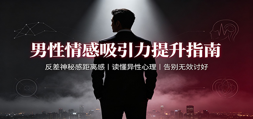 男性情感吸引力提升指南：反差神秘感距离感，读懂异性心理，告别无效讨好-宝藏屋创业网