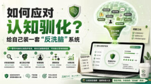 付费文章:如何应对认知驯化?给自己装一套“反洗脑”系统-宝藏屋创业网