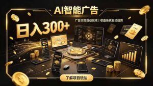 自研 AI 系统｜轻资产起步｜长期稳定收益｜宝妈 上班族轻轻松松日入300+-宝藏屋创业网