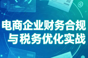 电商企业财务合规与税务优化实战-宝藏屋创业网