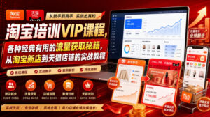 淘宝培训VIP课程,各种经典有用的流量获取秘籍,从淘宝新店到天猫店铺的实战教程(更新08月12日)-宝藏屋创业网