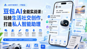 豆包AI全能实战课：玩转生活社交创作，打造私人智能助理-宝藏屋创业网
