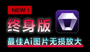 Win/Mac双端支持!最新永久终身版,支持老照片修复,图片变清晰无损放大工具,Aiarty Image Enhancer-宝藏屋创业网