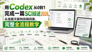 用Codex从0到1完成一篇SCI综述2026,从选题文献到投稿回复,完整全流程教学-宝藏屋创业网