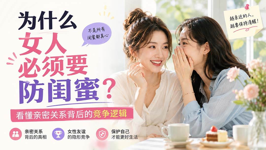（20114期）付费文章：为什么女人必须要防闺蜜？看懂亲密关系背后的竞争逻辑-宝藏屋创业网