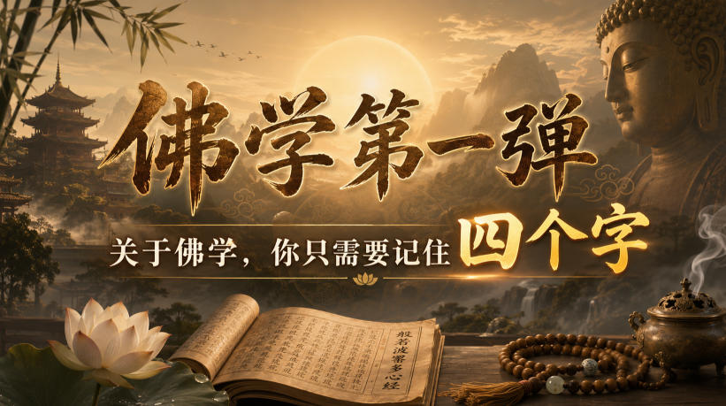 付费文章：佛学第一弹，关于佛学，你只需要记住四个字-宝藏屋创业网