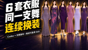 同一支舞,6套衣服按顺序切换:我把服装换装视频做成了一个Skill-宝藏屋创业网