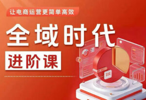全域时代进阶课,更简单高效的全域投放实操,让电商运营更简单高效(更新0731)-宝藏屋创业网