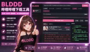 哔哩哔哩b站视频最新下载工具,支持合集下载,字幕、声音下载,BLDDD-宝藏屋创业网