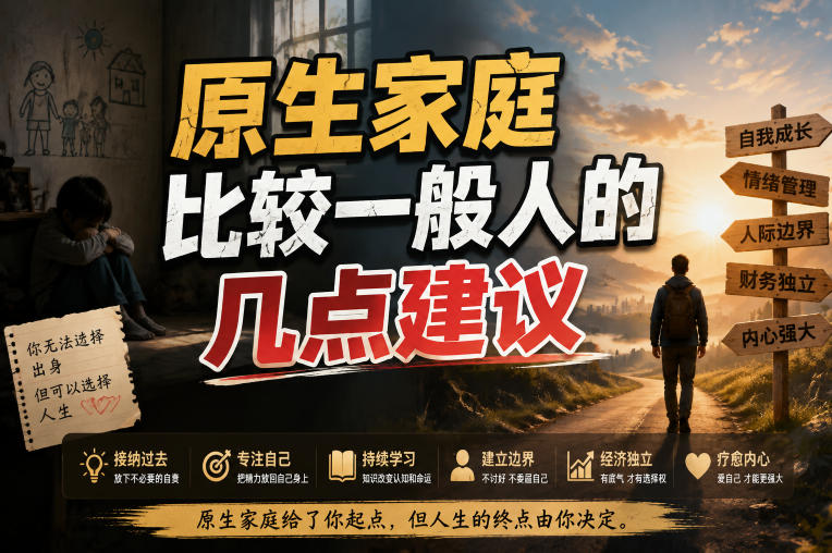 付费文章：给原生家庭比较一般人的几点建议-宝藏屋创业网