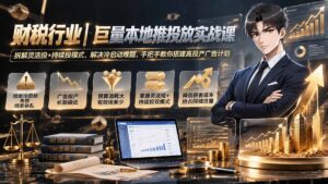 财税行业|巨量本地推投放实战课:拆解灵活投+持续投模式,解决冷启动难题,手把手教你搭建高投产广告计划-宝藏屋创业网