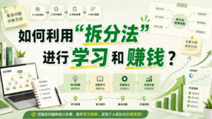 付费文章：如何利用“拆分法”进行学习和賺钱？-宝藏屋创业网