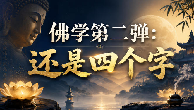 付费文章：佛学第二弹：还是四个字-宝藏屋创业网