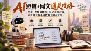 (20578期)AI短篇+网文通关攻略-更新0921:看懂就能写、写完就能过稿,让写作变现不再依赖天赋与文笔-宝藏屋创业网