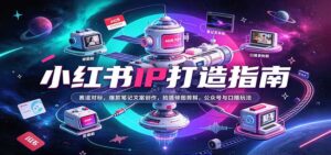 小红书IP打造指南:赛道对标,爆款笔记文案创作,拍摄修图剪辑,公众号与口播玩法-宝藏屋创业网