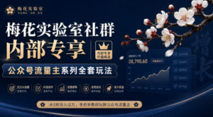 梅花实验室社群内部专享-公众号流量主系列全套玩法-宝藏屋创业网
