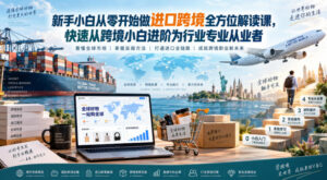 新手小白从零开始做进口跨境全方位解读课，快速从跨境小白进阶为行业专业从业者-宝藏屋创业网
