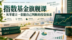 指数基金旗舰课·从零建立一套能自己判断的投zi体系-宝藏屋创业网