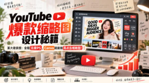 YouTube爆款缩略图设计秘籍,某油管大佬(610万订阅者)亲授,全程无需PS,Canva就能做高点击缩略图!【原创双语字幕】-宝藏屋创业网