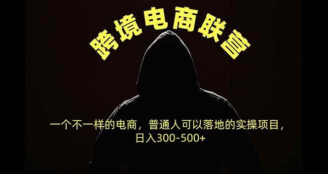 （20702期）跨境电商联营，一个不一样的电商，普通人可操作日入300-500+-宝藏屋创业网