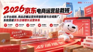（20416期）2026京东电商运营总裁班：从平台规则、商品店铺运营到商智数据与全域推广，系统搭建京东店铺增长运营体系-宝藏屋创业网