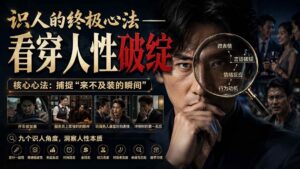 (20300期)付费文章:识人的终极心法——看穿人性破绽-宝藏屋创业网