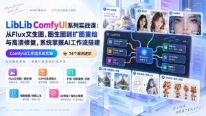 （20368期）LibLib ComfyUI系列实战课：从Flux文生图、图生图到扩图重绘与高清修复，系统掌握AI工作流搭建-宝藏屋创业网