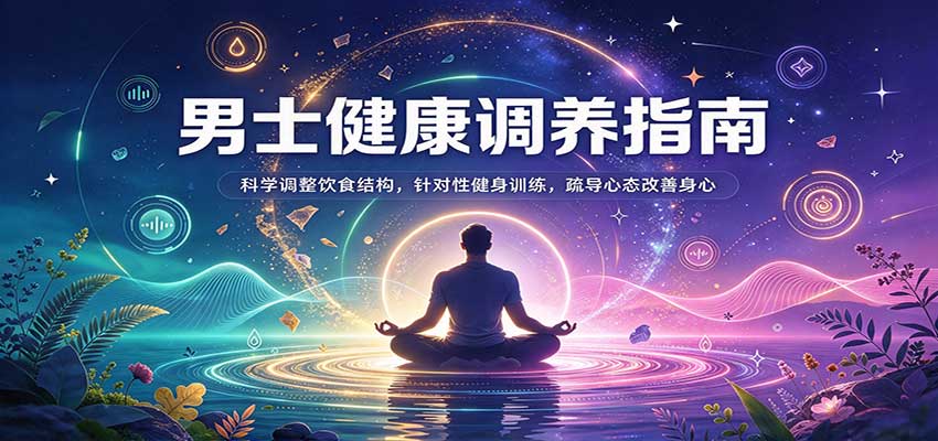 男士健康调养指南：科学调整饮食结构，针对性健身训练，疏导心态改善身心-宝藏屋创业网