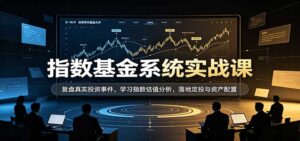 指数基金系统实战课:复盘真实投资事件,学习指数估值分析,落地定投与资产配置-宝藏屋创业网
