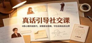真话引导社交课:6套心理问话技巧,读懂套话套路,守住自我信息边界-宝藏屋创业网