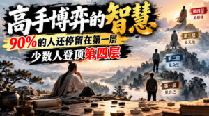 付费文章：高手博弈的智慧，90%的人还停留在第一层，少数人登顶第四层-宝藏屋创业网
