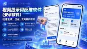 （20301期）视频提示词反推软件（安卓软件），快速生成、优化、反向解析视频-宝藏屋创业网